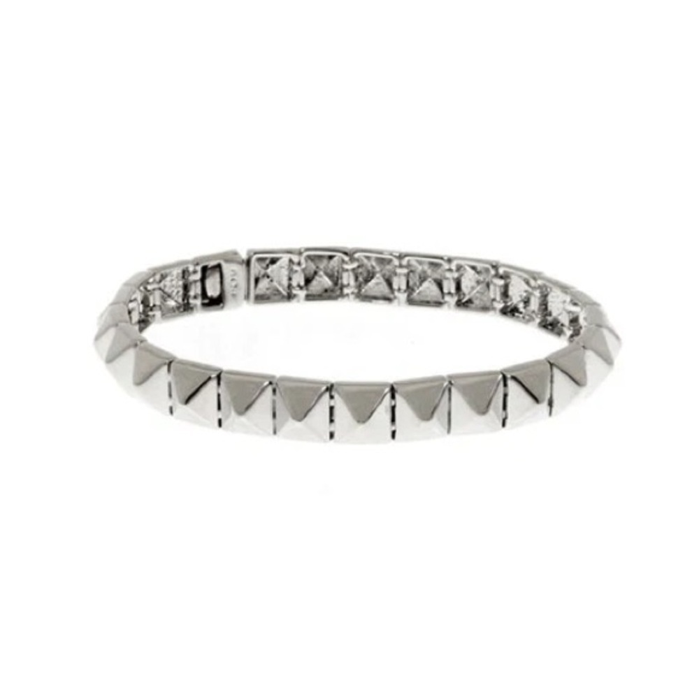 nOir Jewelry THIN SINGLE PYRAMID BRACELET